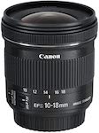 Obiettivo Canon Ultragrandangolare con Zoom, EF-S 10-18 mm f/4.5-5.6 IS STM con Stabilizzatore