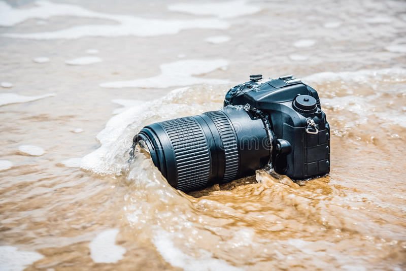 Fotocamera reflex al mare